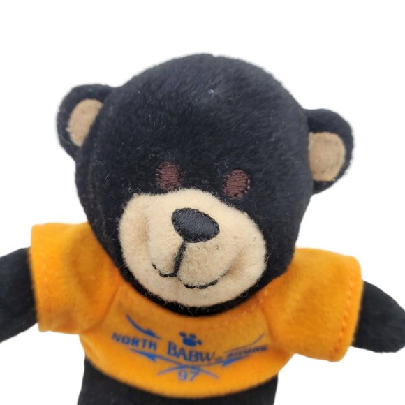 Dimples Teddy‎ Build-A-Bear Workshop  Brown Teddy Mcdonalds #5 toy 2006 Plush - Picture 2 of 6